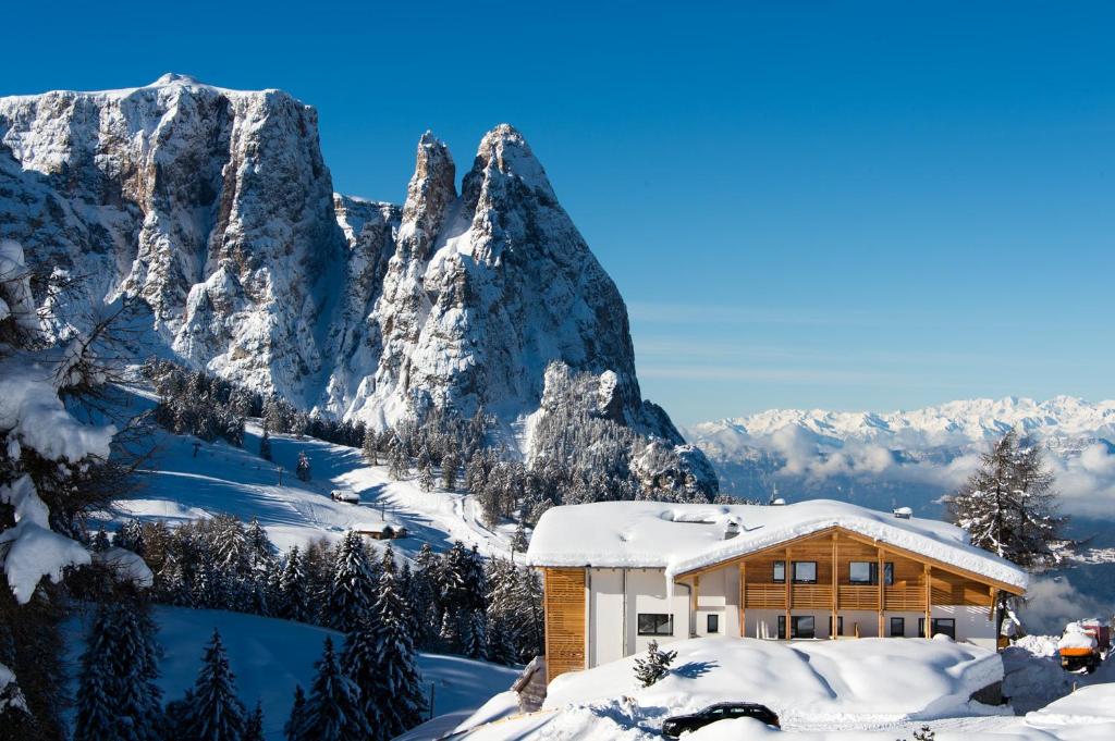 hotel chalet dolomites alpe di siusi dolomiten view