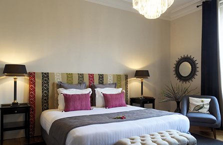 boutique hotel le 27 dinan bretagne bed