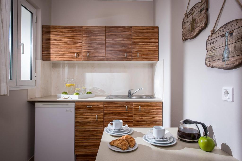 ammos boutique apartments & suites malia kreta kitchen