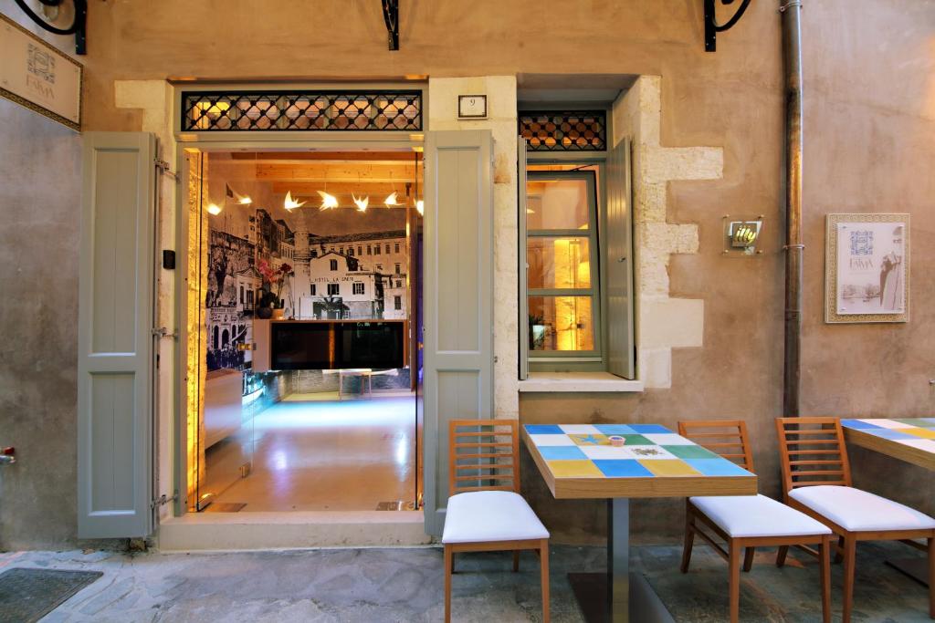 elia fatma boutique hotel chania kreta entry