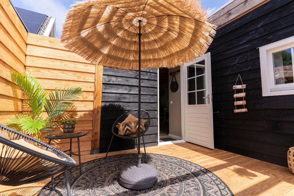 hotel b&b the wellness cottage dordrecht biesbosch patio